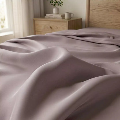 Silky cooling TENCEL™ Lyocell fabric with natural drape Dusty Mauve