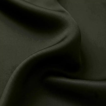 Macro close-up of silky smooth 100% TENCEL™ Lyocell fabric texture Forest Moss