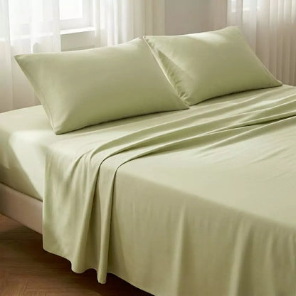Puraff TENCEL Lyocell Sheet Set – Cooling Bed Sheets, OEKO-TEX Certified, Queen & King